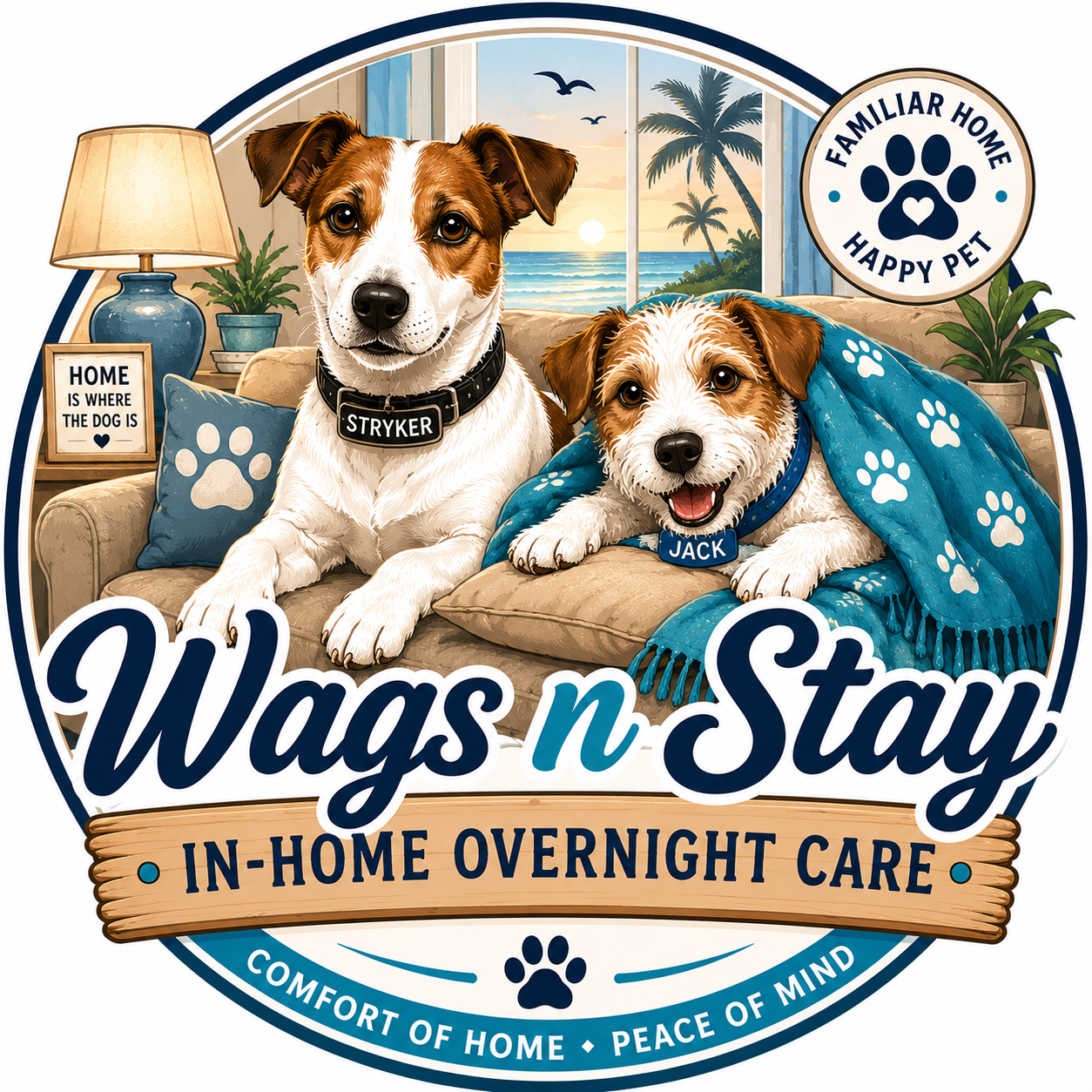 Wags n Stay logo