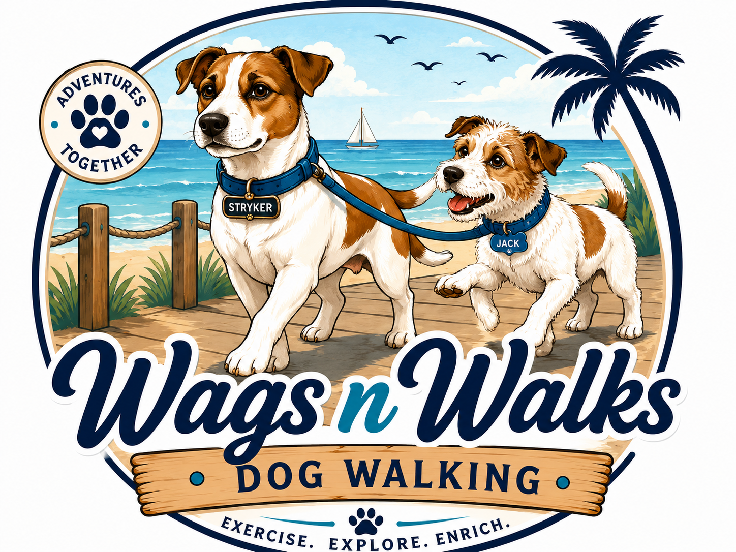 Wags n Walks logo